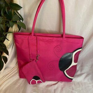 Summer Living large  ladybug  bag/purse in Pink
